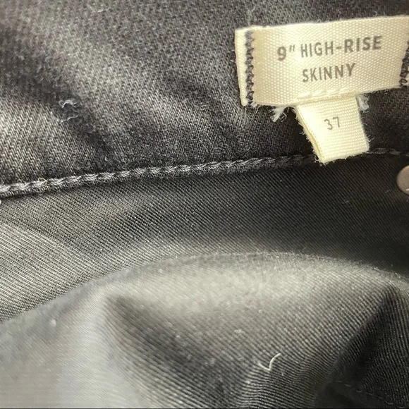 MadewellBlack 9” High Rise Skinny Jeans